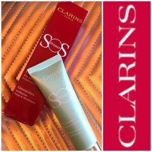 CLARINS - NWT - SOS Primer in Green (04). Corrects Redness. 1 oz/Non-Perfect Box